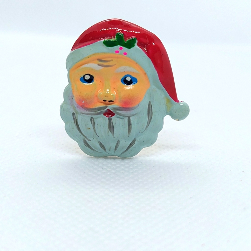 Vintage Santa Brooch